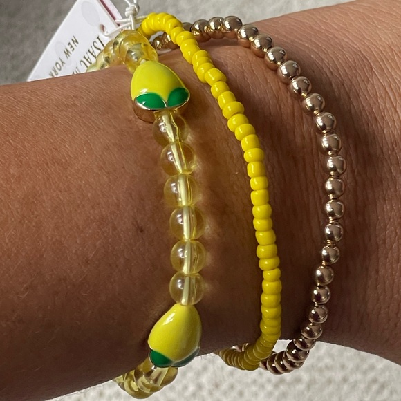 Isaac Mizrahi Yellow and Gold Bracelet Set - Picture 3 of 3
